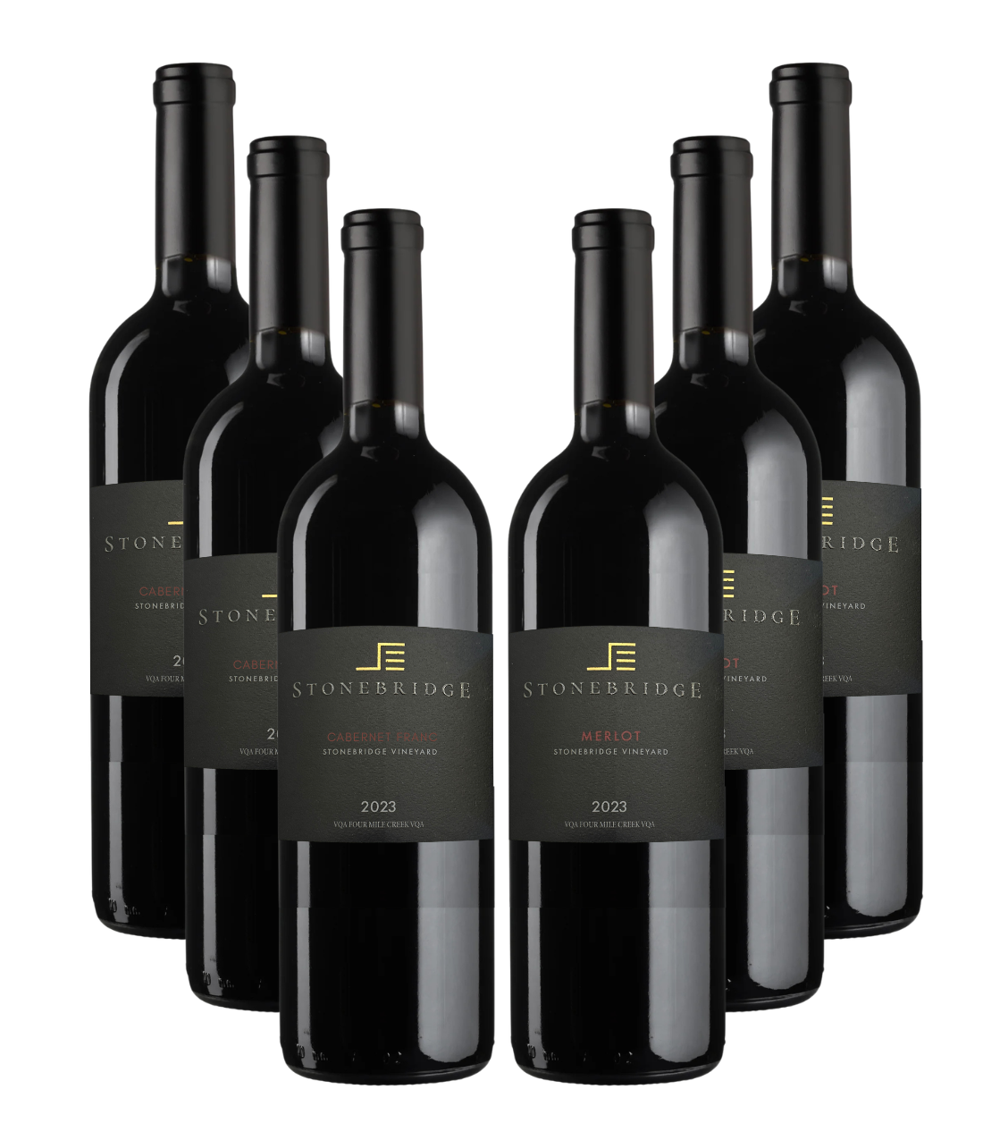 2023 'Black Label' Merlot and Cabernet Franc 6-pack