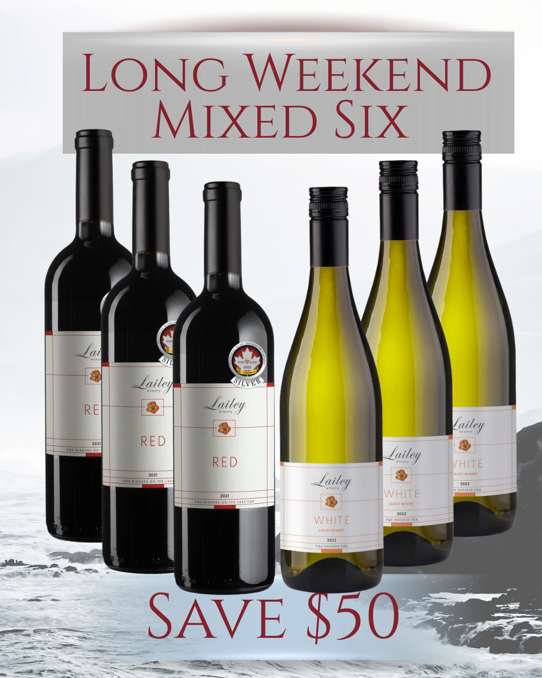 Red & White 6-pack