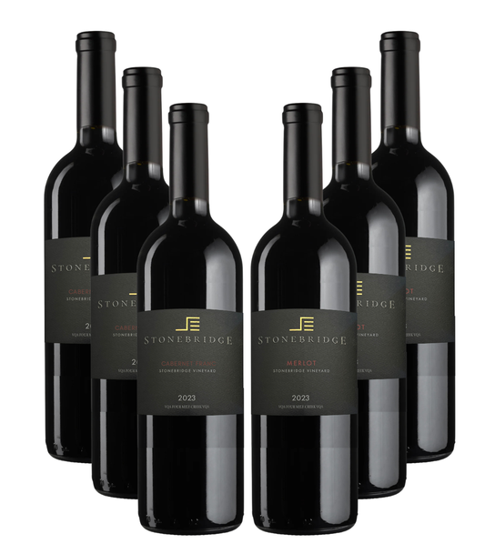 2023 'Black Label' Merlot and Cabernet Franc 6-pack