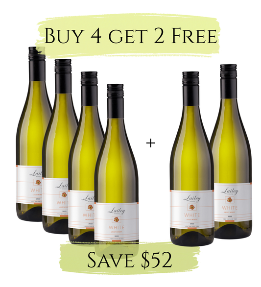Buy 4 get 2 Lailey White